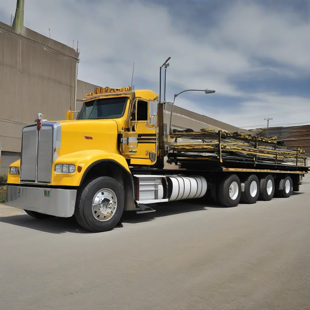 Fletes en plataforma abierta de Ciudad de México a San Nicolás de los Garza transportando estructuras de acero