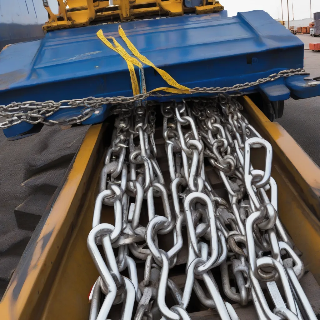 Amarre y sujeción profesional de carga sobredimensionada en plataforma abierta Ventura Logistics