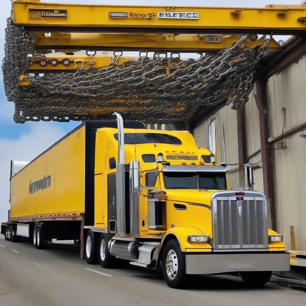 Transporte de Carga en Plataforma Abierta operando en la ruta Monterrey a Ciudad de México